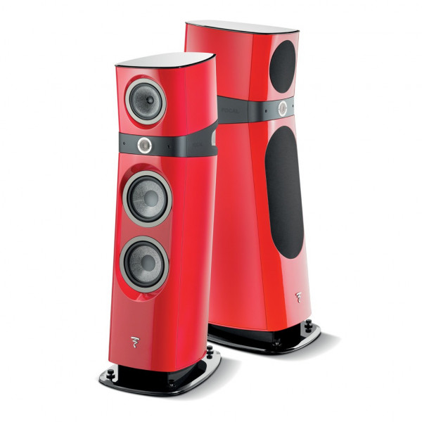 Focal Sopra 3 in high gloss red finish from Basil Audio