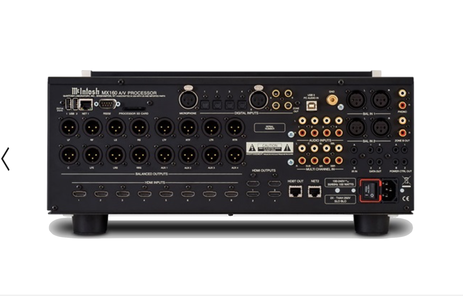 McIntosh MX160 Video Control Center