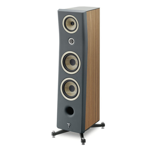 Focal Kanta 3 in walnut and matt gray finish from Basil Audio