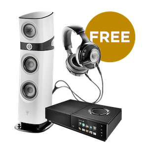 Purchase a pair of Focal Sopra 2s with a Naim Uniti Nova music system from Basil Audio and get a free pair of Focal Utopia headphones