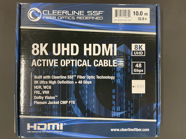 8K UHD HDMI Active Optical Cables from Basil Audio