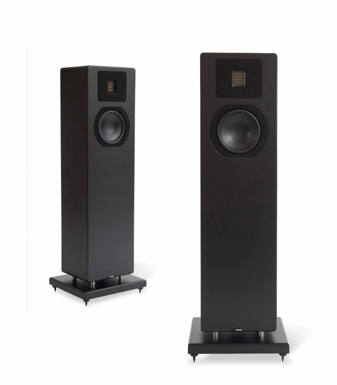 Neat Mystique compact floor standing speakers from Basil Audio